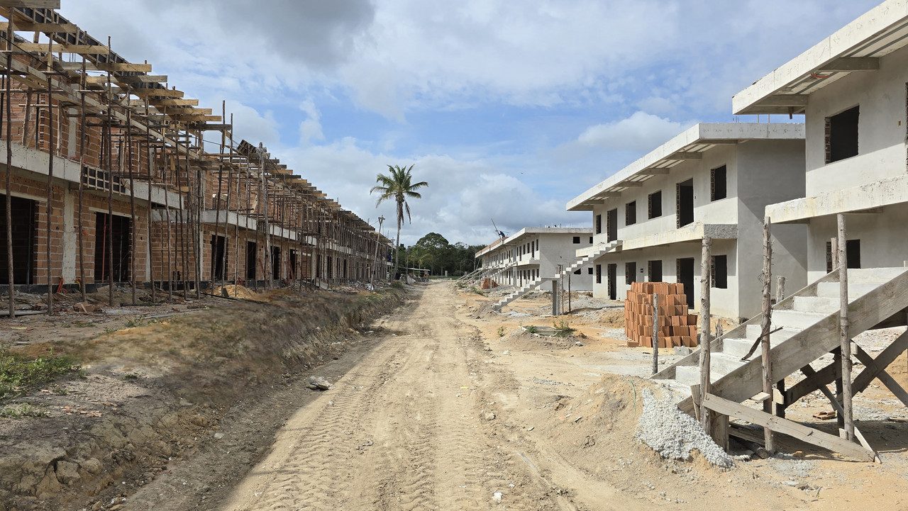 Já estamos em obra.